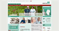 Desktop Screenshot of mediclin.de